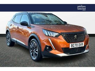 used peugeot 2008 1.2 puretech 130 gt line 5dr – the suv with style, spark & serious swagger■meet the 2020 peugeot 2008 gt line — the compact suv that brings st