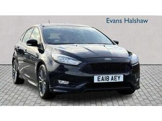 2018 ford focus 1.0 ecoboost 140 st-line navigation 5dr hatchback petrol manual