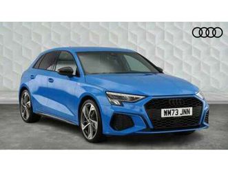 2023 audi a3 black edition 35 tfsi 150 ps s tronic automatic hatchback petrol automatic