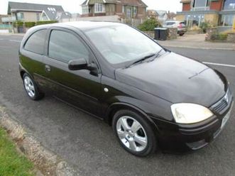 cheap vauxhall corsa 1.0 black economical- long mot
