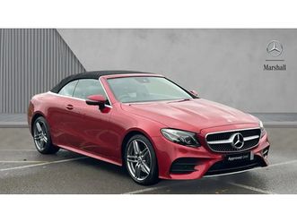 2019 mercedes-benz e-class cabriolet e220d amg line 2dr 9g-tronic