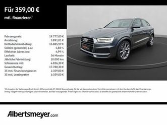 audi q3 2.0 tdi sport +s-line+led+navi+klima+