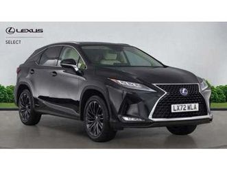 2022 lexus rx 450h 3.5 5dr cvt (premium sport edition) suv hybrid automatic