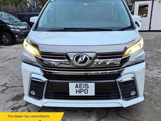 2015 toyota velfire 3.5l petrol-golden eyes-30 series-ulez/caz pass-free