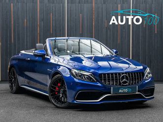 mercedes-benz c class 4.0 c63 v8 biturbo amg s (premium) cabriolet spds mct euro 6 (s/s) 2dr 20'' forged convertible 2018, 37000 miles, £35980 - 32997797 - exch