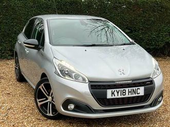 2018 peugeot 208 1.6 bluehdi gt line hatchback 5dr diesel manual euro 6 (100 ps) hatchback diesel...
