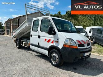 renault master benne 3.0 dci 136 cv double cabine 7 places année 2005