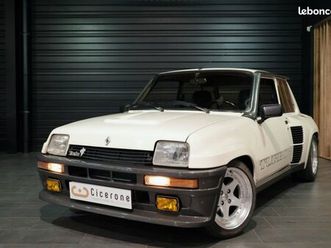 renault r5 5 turbo 2 – 1984 état exceptionnel historique complet jantes tramont sièges 1 prête à rouler -