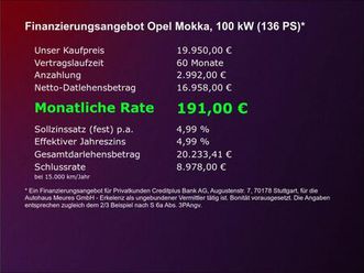 opel mokka edition komfort paket bicolor 17'' alufelg