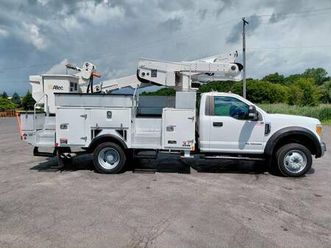 2017 ford f-550 xl 159k 4wd 6.7l diesel altec 45' m.h. insulated boom