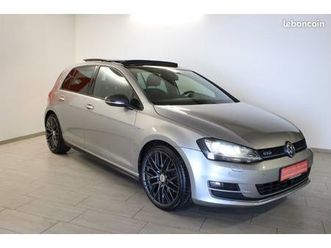 volkswagen golf 7 gtd 2.0 tdi 184ch - toit ouvrant - attelage - sièges chauffants - gps/ordinateur de bord - carnet complet - 2ème main