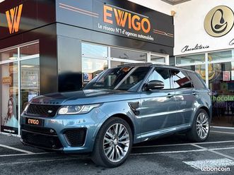 land rover range rover sport ii (2) 5.0 550 ch supercharged svr carbon edition 4wd mark v
