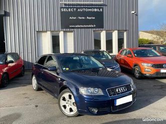 audi a3 ii (2) 3.2 v6 250 ambition luxe quattro s tronic - suivi d'entretien/radars/régulateur/bluetooth