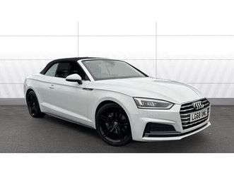 2018 audi a5 2.0 40 tdi s line cabriolet 2d