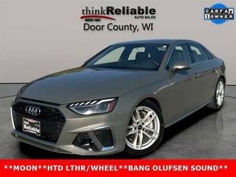 2023 audi a4 45 s line premium plus awd conven pkg htd lthr/wheel moon