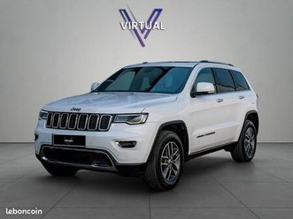 jeep grand cherokee 3.0 v6 250ch limited bva8 euro6d-t