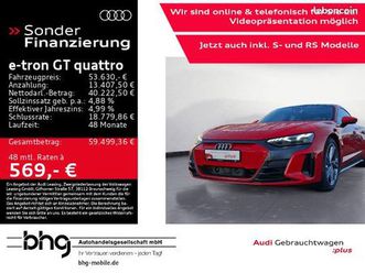 audi e-tron gt quattro panodach airsuspension remoteassist adaptacc leder b+osound