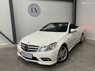 mercedes-benz classe e cabriolet 220 cdi 170 ch bva sportline - 01/2012