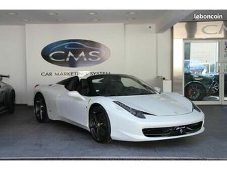 ferrari 458 spider 4.5 v8 570ch