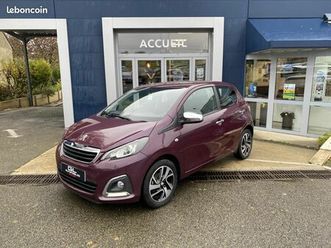 peugeot 108 1.2 82 cv bvm 5 allure + camera de recul