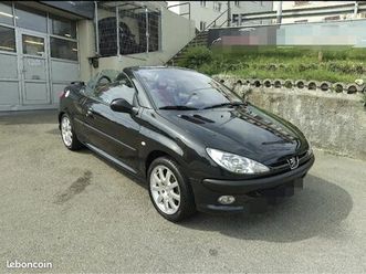 peugeot 206 cc 95 000 km– 1.6 16v 110 ch – édition roland-garros