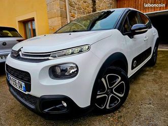 6000 ht ?️ citroen c3 puretech 110 s&s eat6 shine ◊ caméra ? 1ér main?entretien exclusive citroën?️