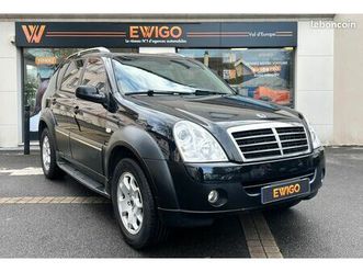 ssangyong rexton 2.7 xdi 185 ch grand-luxe 4wd bva + attelage / volant chauffant