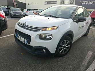 citroën c3 3 société blue hdi 100 cv s&s bvm feel nav tva recuperable prix ttc