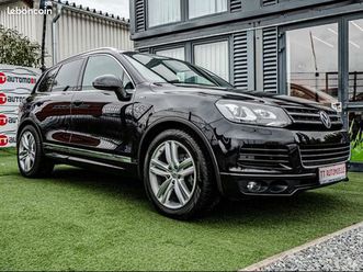 volkswagen touareg 3.6 fsi r-line 280ch - bva - sièges sports - toit ouvrant - suspension sport - ecran tactile - régulateur - 128000km
