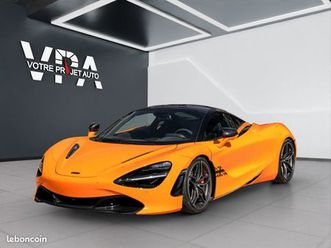 mclaren 720s coupé 720ch • pack carbone mso b&w freins céramique caméra 360° 17 800 km