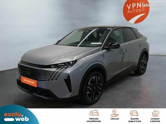peugeot 3008 nouveau hybrid 145 e-dcs6 gt