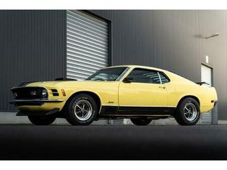ford mustang mach i 2-door sports - 1970