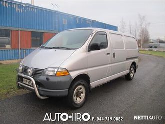 hiace 2.4td lxh28l-sbmrxw-van-4x4/343 pitkô lôpijuostava malli *** rahoitus esim. 75 €/kk