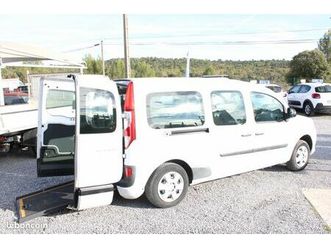 renault grand kangoo tpmr ♿️+ 5 places , 1.5l dci 90cv bv5 , aménagé / 1 fauteuil roulant , 08/2018