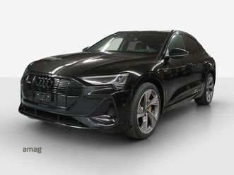 e-tron sportback 55 s line black edition