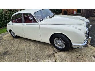 1965 jaguar mark 2 blanc manuel, 4 vitesses conduite à dr...