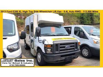 2013 ford e350 high top wheelchair lift van - 5.4l - 113,500 miles