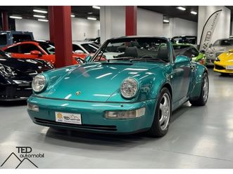 porsche 911 964 cabriolet turbo look 1of 6 wimbledon green a encamp