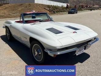 chevrolet corvette c2 cabriolet | 1963 | route 66 auctions — oldtimers — marktplaats