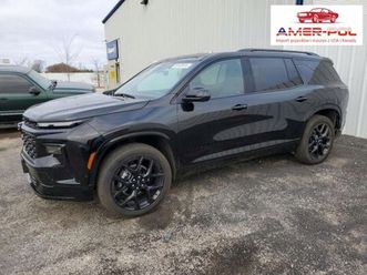 chevrolet traverse 2024, 2.5l, 4x4, rs, od ubezpieczalni 2.5 benzyna 328km