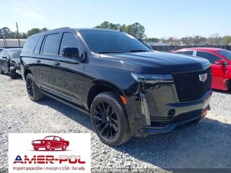 cadillac escalade 2022, 6.2l, 2wd sport platinum 6.2 benzyna 420km