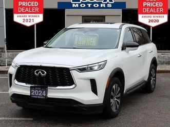 2024 infiniti qx60 pure*awd*heated leather*moon roof*carplay*rea