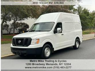 2020 nissan nv 3500 hd s 3dr cargo van w/high roof 129594 miles