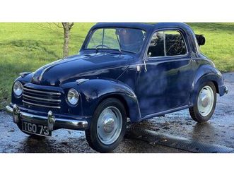 1955 fiat topolino bleu manuel, 3 vitesses conduite à dro...