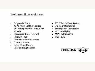 1.5 cooper exclusive euro 6 (start/stop) 5dr