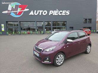 peugeot 108 top 1,0 vti 72cv - 01/2017 - révisée / garantie