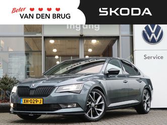 skoda superb 1.5 tsi 150 pk act sportline business | navigatie | canton | app connect | led | trekhaak | cruise | stoelverwarming | elektrische klep | voorruit 