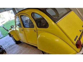 1985 citroen 2cv jaune manuel, 4 vitesses conduite à gauc...