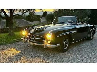 1960 mercedes 190 noir manuel, 4 vitesses conduite à gauc...