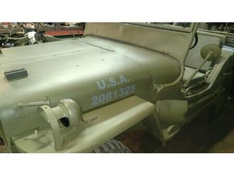 1942 jeep cj2 vert foncé manuel, 3 vitesses conduite à ga...